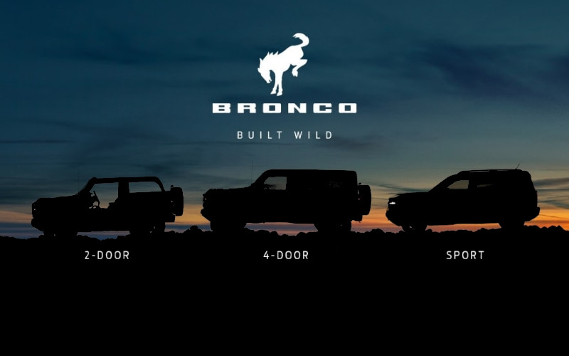  Ford Bronco Hadir Dalam Tiga Varian Model