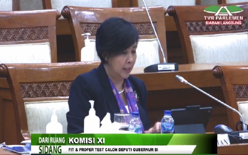  CALON DEPUTI GUBERNUR BI, Giliran Aida S. Budiman Jalani Uji Kelayakan