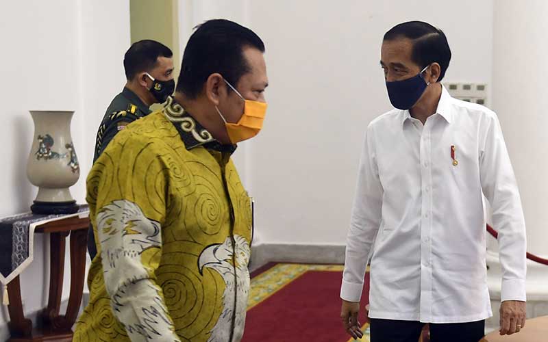  Presiden Joko Widodo Temui Pimpinan MPR Bahas Isu Kebangsaan