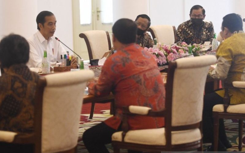  Bertemu Pimpinan MPR, Jokowi Paparkan Kebijakan Pemulihan Ekonomi