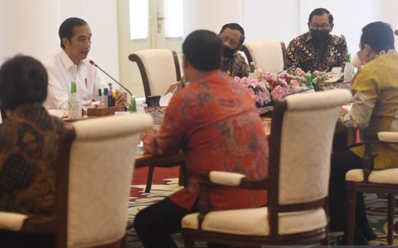  Ini Pernyataan Jokowi ke Pimpinan MPR Soal Reshuffle Kabinet
