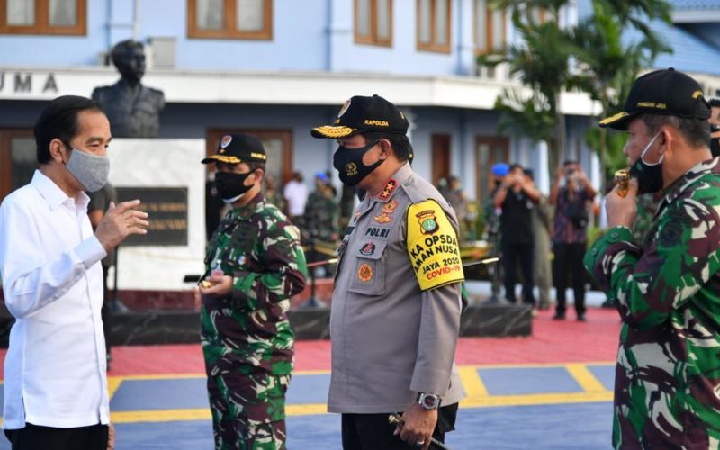  Jokowi Tinjau Food Estate dan Posko Penanganan Covid-19 di Palangkaraya