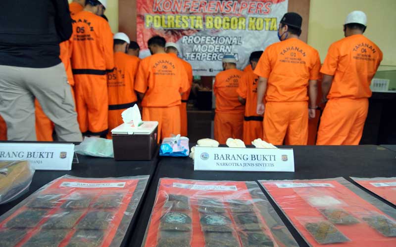  Satnarkoba Polresta Bogor Kota Ungkap Kasus Narkoba di Tengah Panemi Covid-19