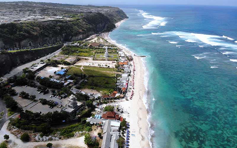  Kawasan Pariwisata Pantai Pandawa di Bali Kembali Dibuka Untuk Umum