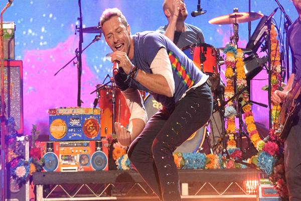 Coldplay di salah satu pertunjukkan panggung/Istimewa
