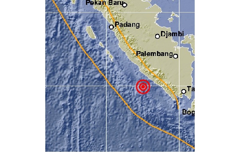  Gempa M 5.0 Guncang Bengkulu, Tak Berpotensi Tsunami