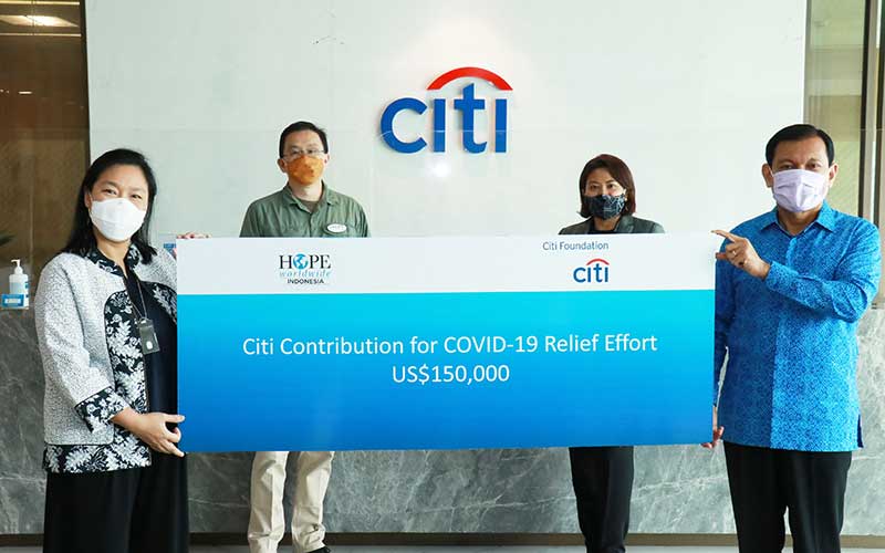  Citi Foundation Salurkan Donasi Untuk Penanganan Covid-19 Senilai Rp 2 miliar