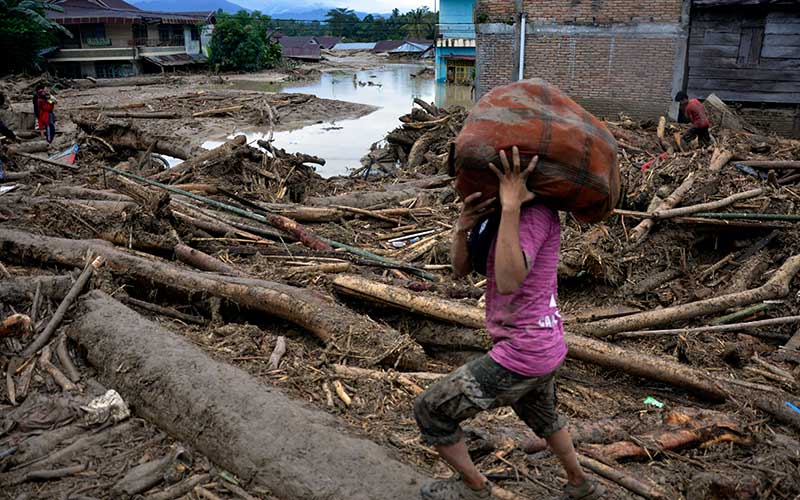  Ratusan Rumah Hilang Tersapu Banjir Bandang Luwu Utara