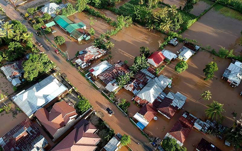  Sejumlah Kecamatan di Gorontalo Terendam Banjir