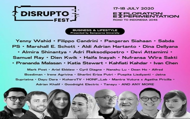  Hari Pertama, Disrupto Fest 2020 Ditonton Lebih dari 10.000 Orang