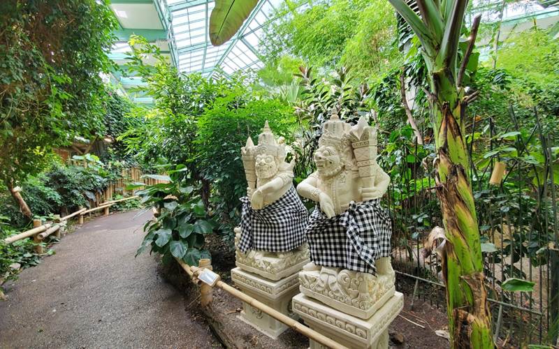 Ada Rumah Hutan Tropis Bernuansa Indonesia di Tiepark Berlin