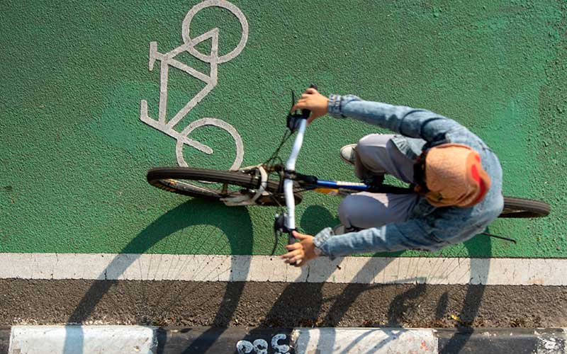  Pesepeda Mulai Banyak, Pemprov DKI Tambah Jalur Khusus Sepeda