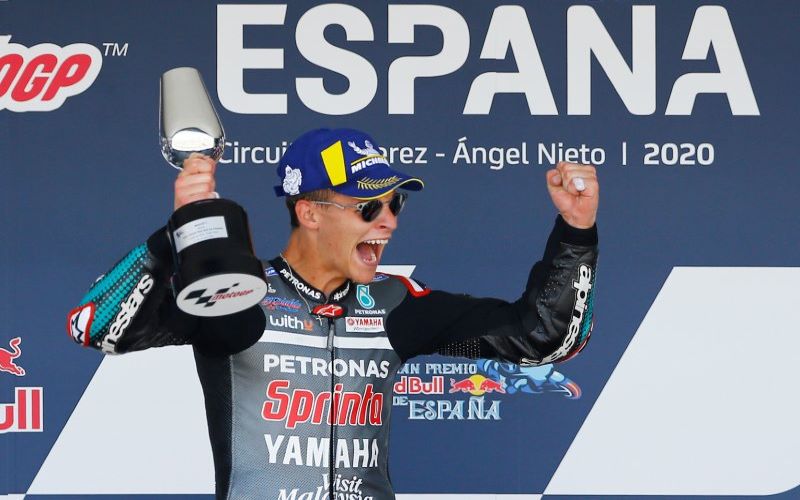 Juara Moto GP 2020 Spanyol, Quartararo: Saya Belum Percaya