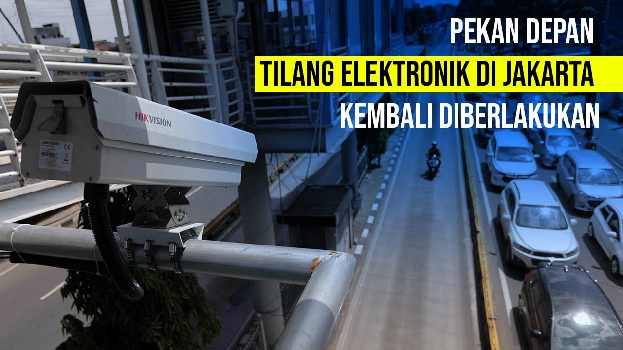  Tilang Elektronik di Jakarta Kembali Berlaku 23 Juli 2020