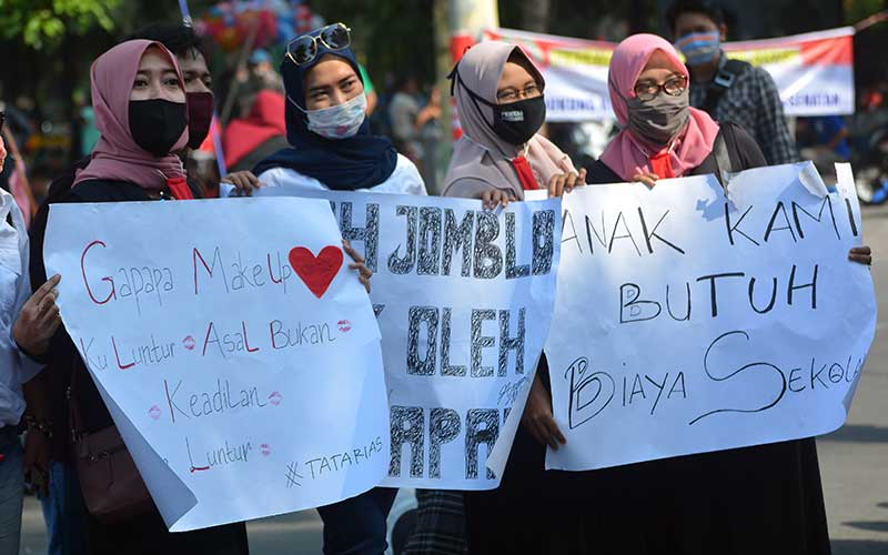  Pelaku Usaha Pesta Pernikahan Berunjuk Rasa Karena Belum Boleh Beroperasi