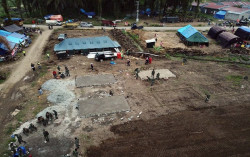 400 Unit Huntara Luwu Utara Ditarget Rampung dalam Sebulan