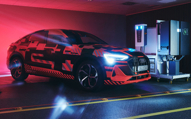  Audi Riset Teknologi Dua Arah Pengisian Setrum Mobil Listrik