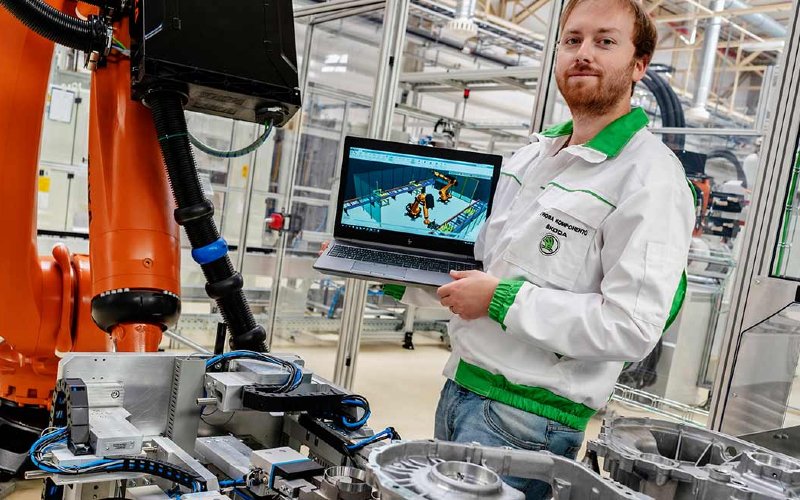  Pabrik Skoda Auto Manfaatkan Teknologi Digital Twin
