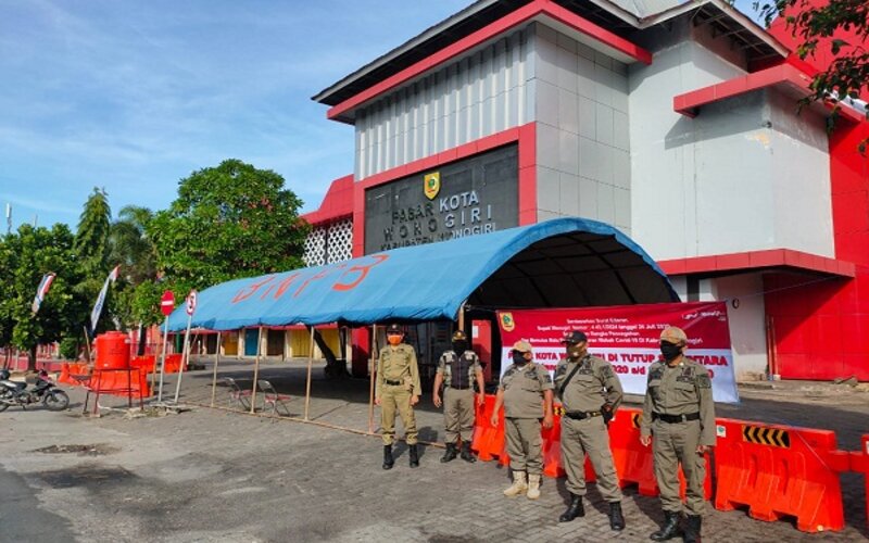  Pasar Wonogiri Ditutup Empat Hari, Ini Kata Pedagang