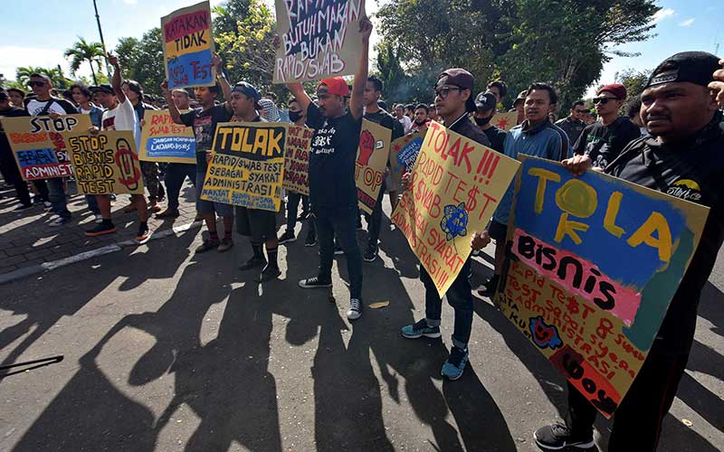  Warga Denpasar Bali Tolak Rapid dan Swab Test Covid-19 Sebagai Syarat Untuk Melakukan Perjalanan