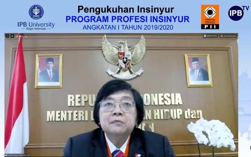  Menteri LHK: Pemerintah Mendukung Kiprah Profesi Insinyur Indonesia