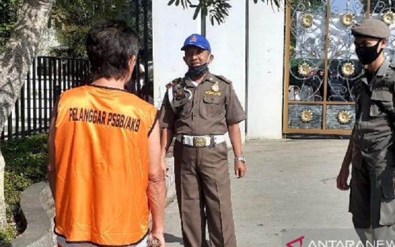  Banyak Warga Cianjur Tak Pakai Masker, Ini Hukuman yang Didapatkan