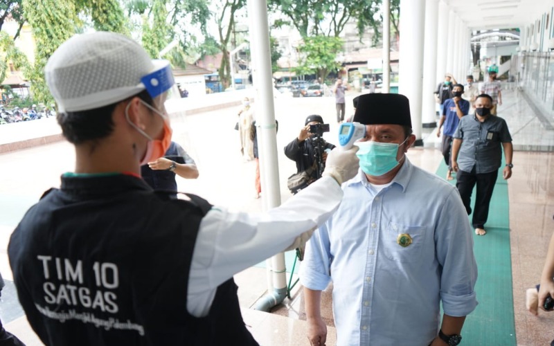  Tak Pakai Masker Didenda hingga Rp500.000 di Sumsel