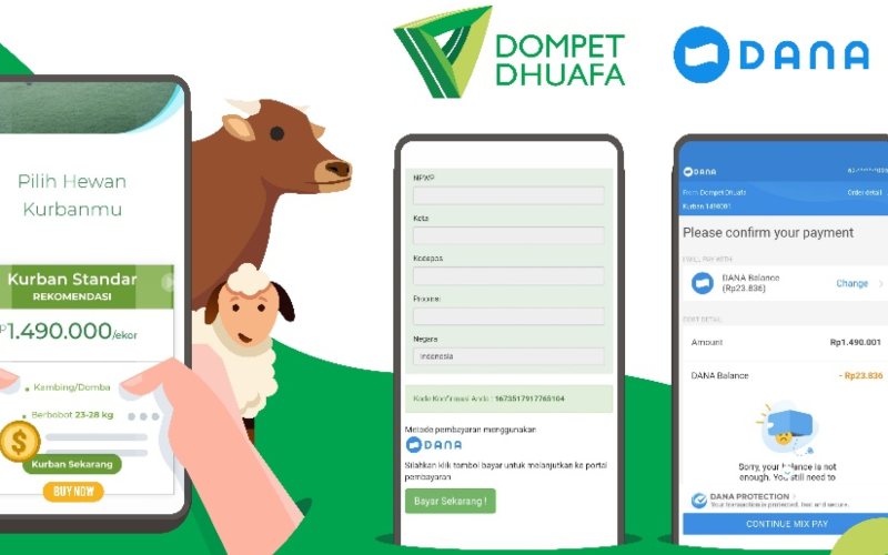  DANA dan Dompet Dhuafa Kolaborasi Hadirkan Solusi Kurban Digital