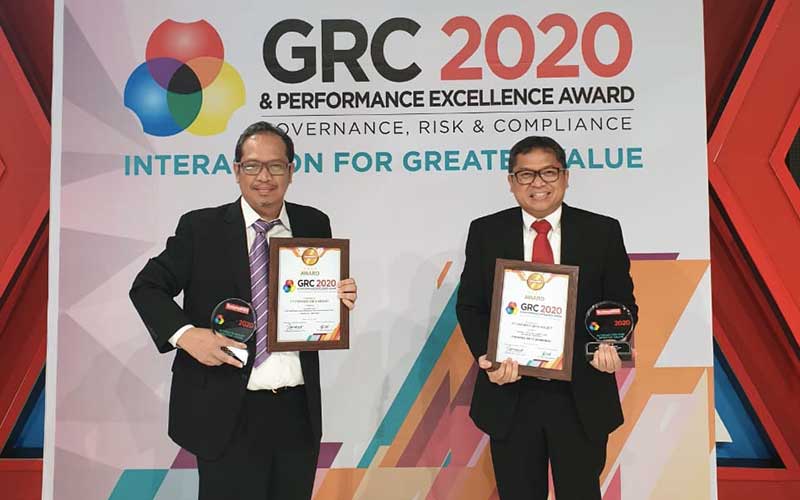  PEFINDO Biro Kredit Terima Penghargaan The Best GRC for Corporate Governance & Risk Management 2020
