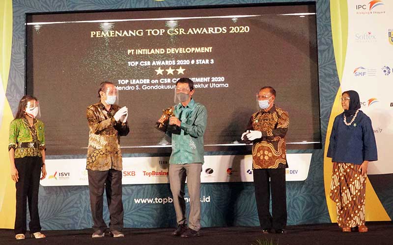  PT Intiland Development Tbk. Raih Dua Penghargaan di Ajang TOP CSR Awards 2020