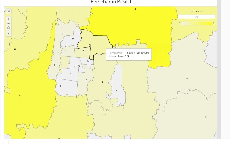  2 Kecamatan di Kota Jogja ini Steril dari Kasus Positif Corona