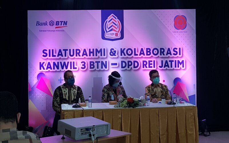  Kolaborasi dengan REI, BTN Jatim Kejar Realisasi KPR Rp3 Triliun