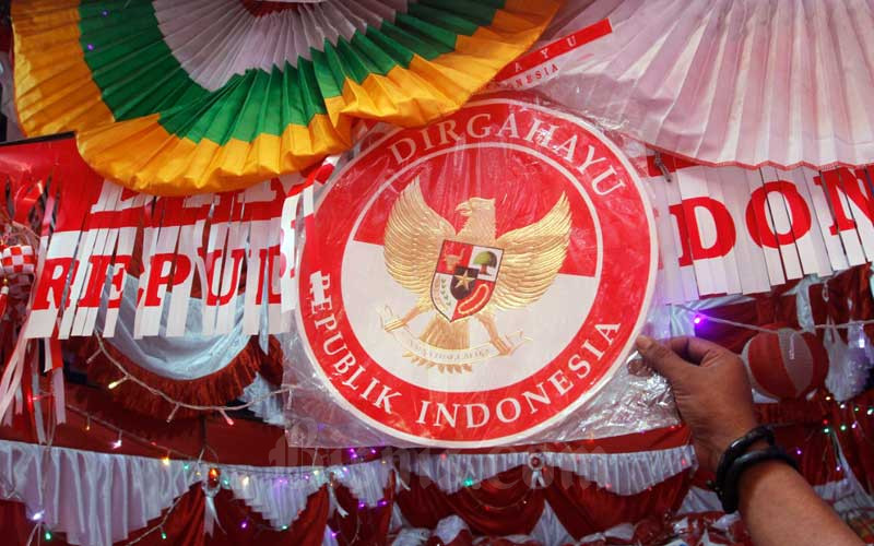  Penjualan Bendera dan Pernak-Pernik Kemerdekaan Turun Hingga 50 Persen Akibat Pandemi Covid-19