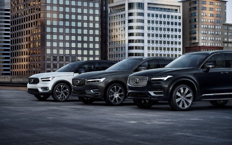 Jajaran model Volvo Cars. Pada bulan Juli, UV menyumbang 72,8 persen dari total penjualan perusahaan. /Volvo Cars