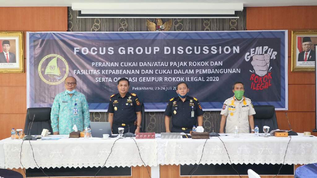  Bea Cukai Riau Gandeng Pemerintah Setempat Tekan Peredaran Rokok Ilegal