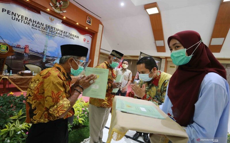  500 Sertifikat Tanah PTSL Diterbitkan BPN Kota Tangerang