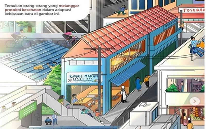 Jokowi Unggah Foto, Minta Warganet Cari Pelanggar Protokol Kesehatan Covid-19 