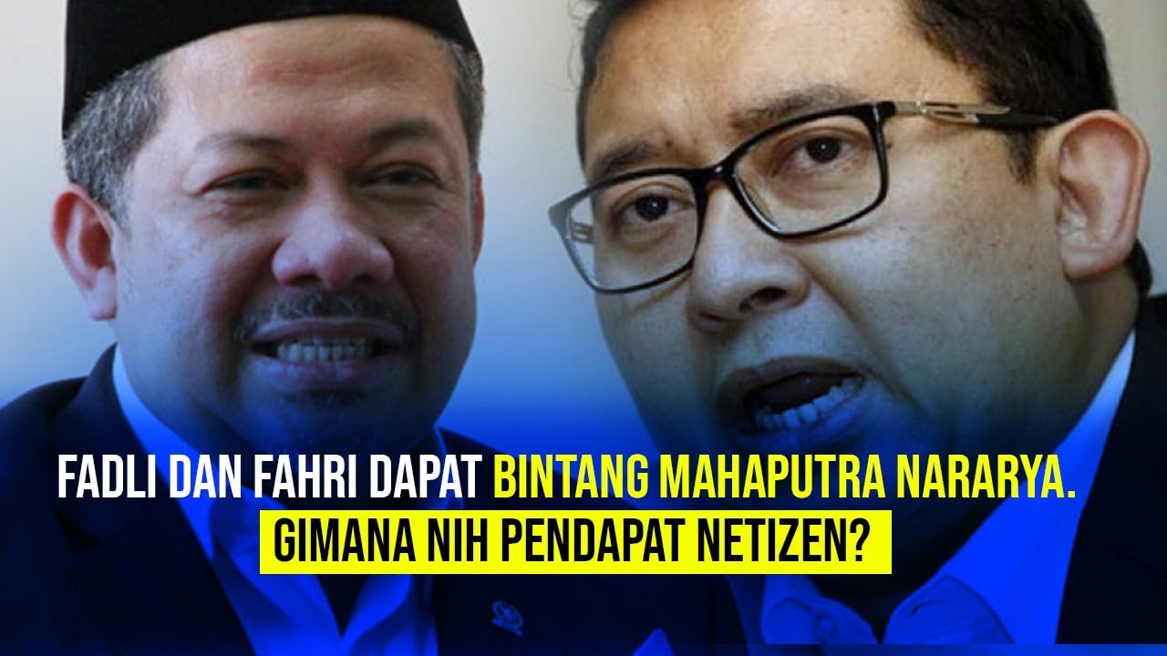  Fadli Zon Akan Diberi Penghargaan oleh Jokowi, Begini Responsnya