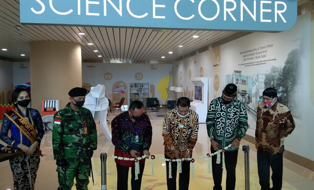  Bandara Internasional Yogyakarta Hadirkan Science Corner Taman Pintar