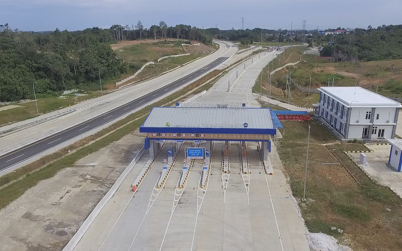 Jalan tol Balikpapan-Samarinda (Balsam) yang terbagi dalam lima seksi akan beroperasi penuh tahun ini./JIBI-Tim Jelajah Infrastruktur Kalimantan