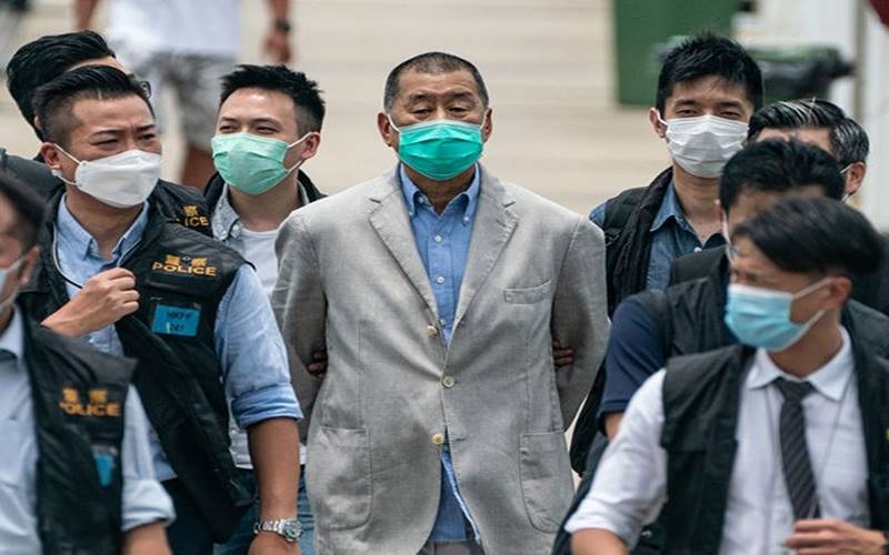  Raja Media Hong Kong, Jimmy Lai, Dibebaskan dengan Jaminan   