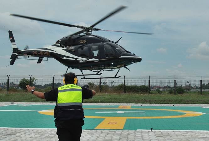  Bandara Soetta Akan Dilengkapi Pangkalan Helikopter Komersial