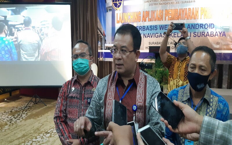  Distrik Navigasi Kelas I Surabaya Luncurkan Aplikasi Pembayaran PNBP