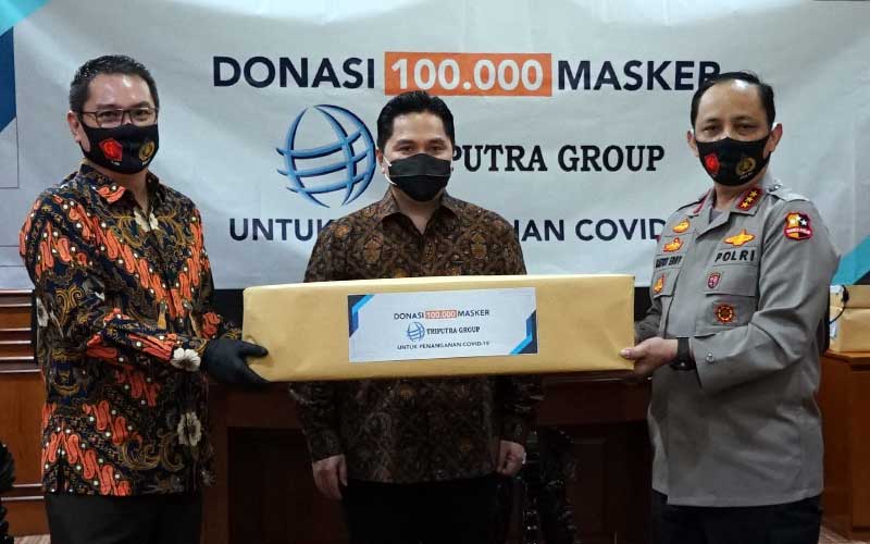  Triputra Group Serahkan Donasi 100.000 Masker Untuk Polri Sebagai Dukungan Penanggulangan Covid-19