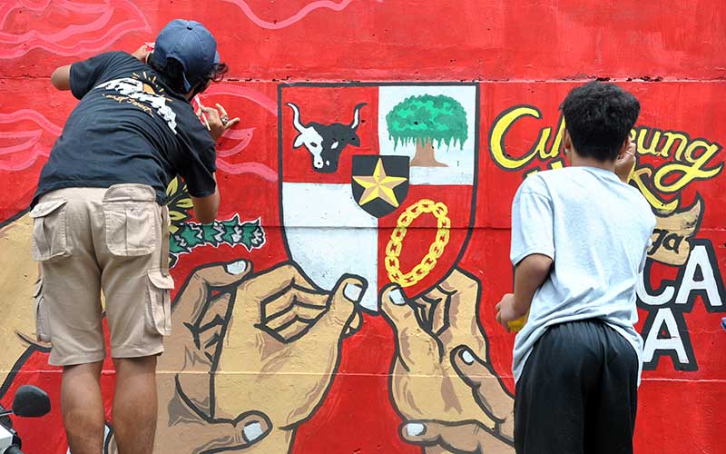  Lomba Mural Dengan Tema Kemerdekaan Indonesia di Bogor