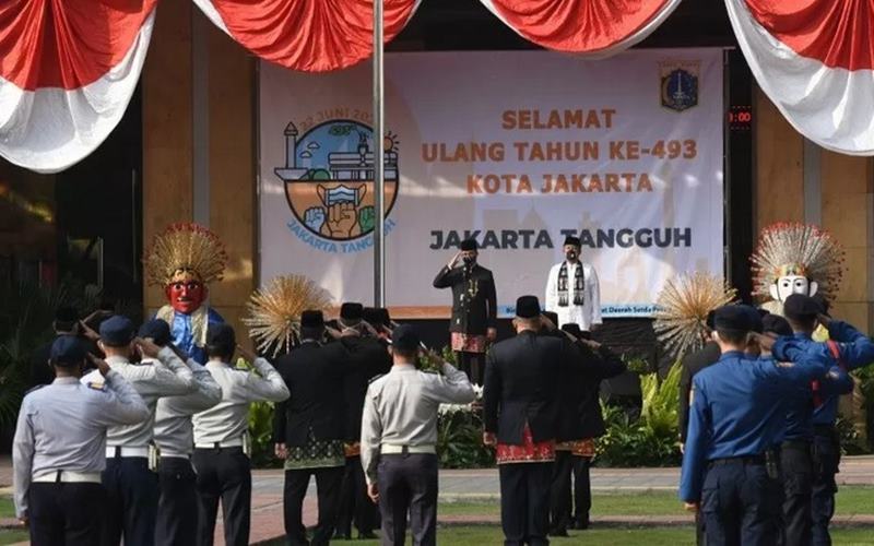  Cegah Corona, Upacara 17 Agustus di Balai Kota Diikuti 100 Orang 