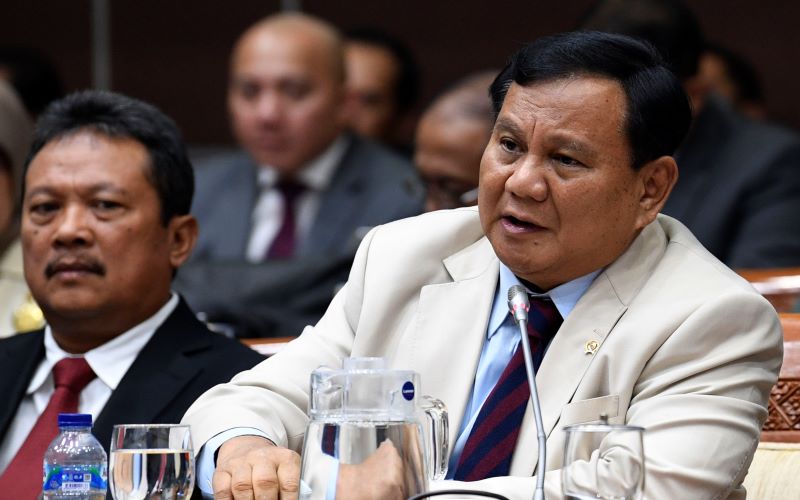  HUT Ke-75 RI, Menhan Prabowo Ingatkan Pentingnya Persatuan