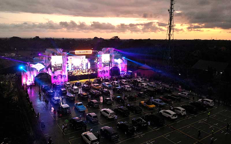  Konser Berkonsep Drive In di Bali Banyak Diminati Masyarakat