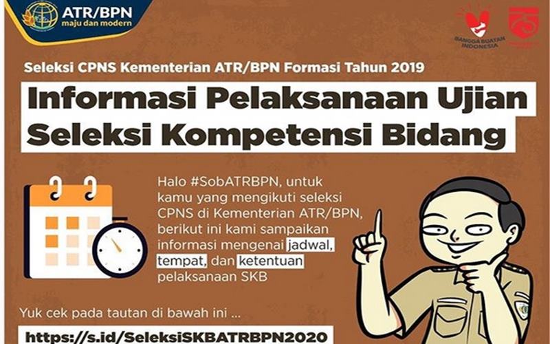  Simak, Jadwal dan Lokasi SKB CPNS 2019 di Kementerian ATR/BPN 