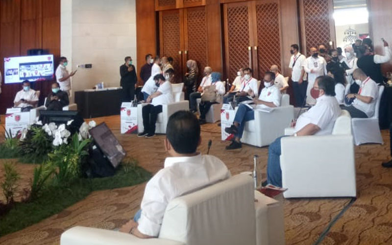  Rapat di Bali, 10 Menteri Bahas Pemulihan Ekonomi dari Dampak Covid-19